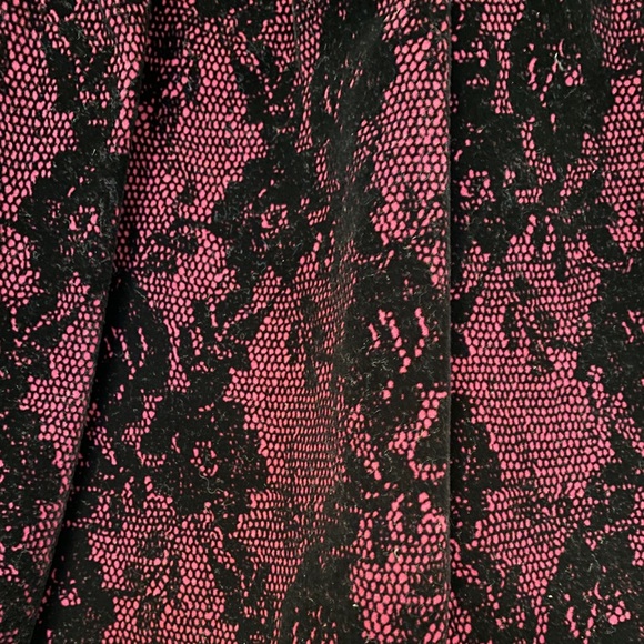 NWT K C Parker Velvet Print Skirt - Picture 4 of 4